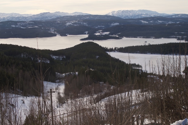 Telemark, una regione dalle forme tondeggianti ricoperta di boschi e laghi.