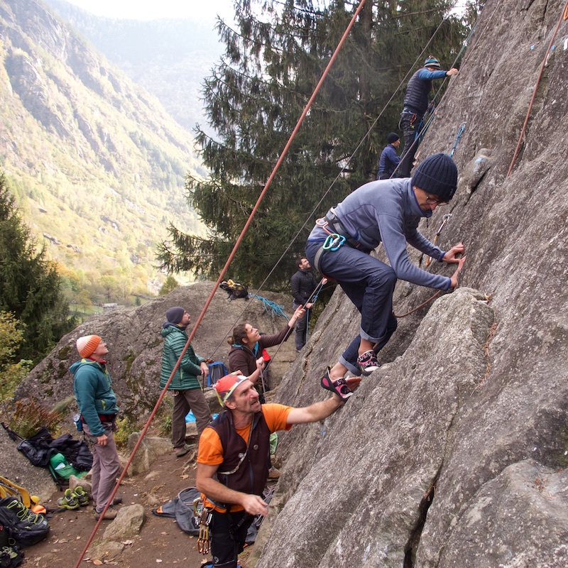 Duplica Tecnica di arrampicata con Paolo Caruso In Cordata